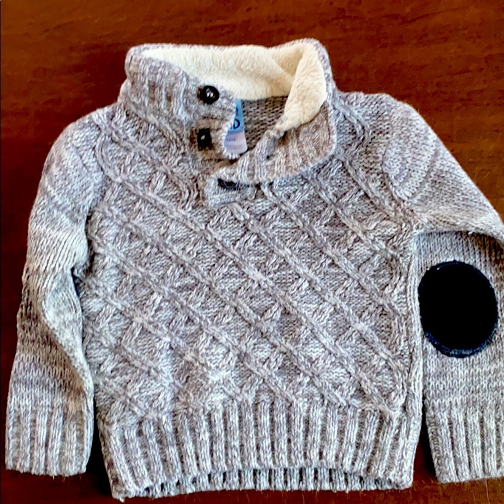 Littlelad gray sweater 18m
